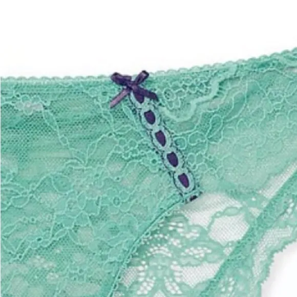 2pc Victoria’s Secret DREAM ANGELS Ribbon Slot Demi Push-Up Bra &amp; Panties Set