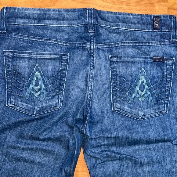 7 For All Mankind Denim Jean Cuffable Shorts