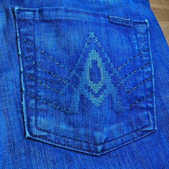 7 For All Mankind Denim Jean Cuffable Shorts