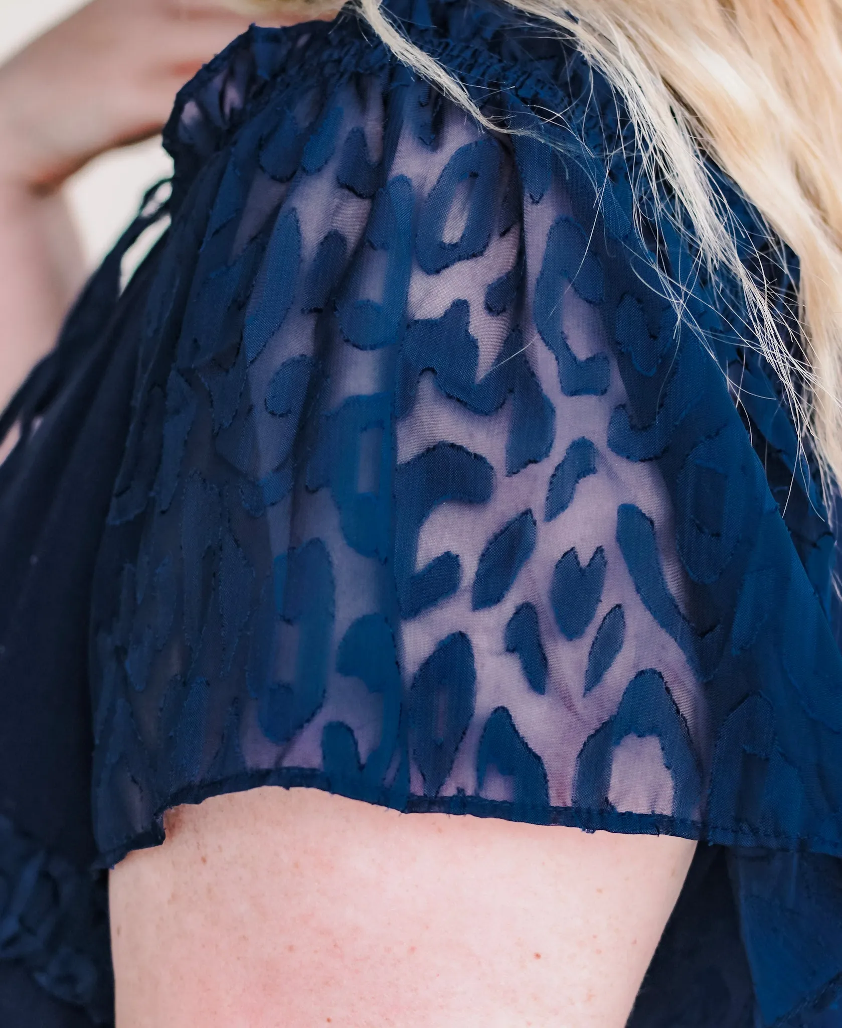 A Little Cheeky Navy Dress