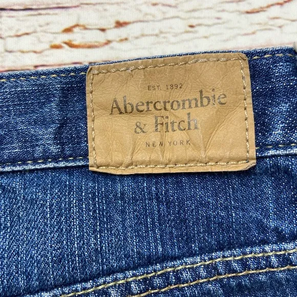 Abercrombie &amp; Fitch Denim Cut Off Jean Shorts Sz 8