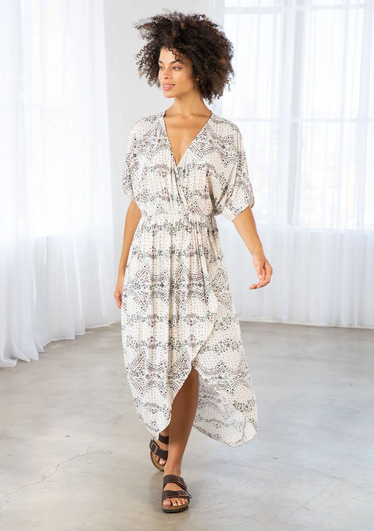 Acacia Floral Midi Dress