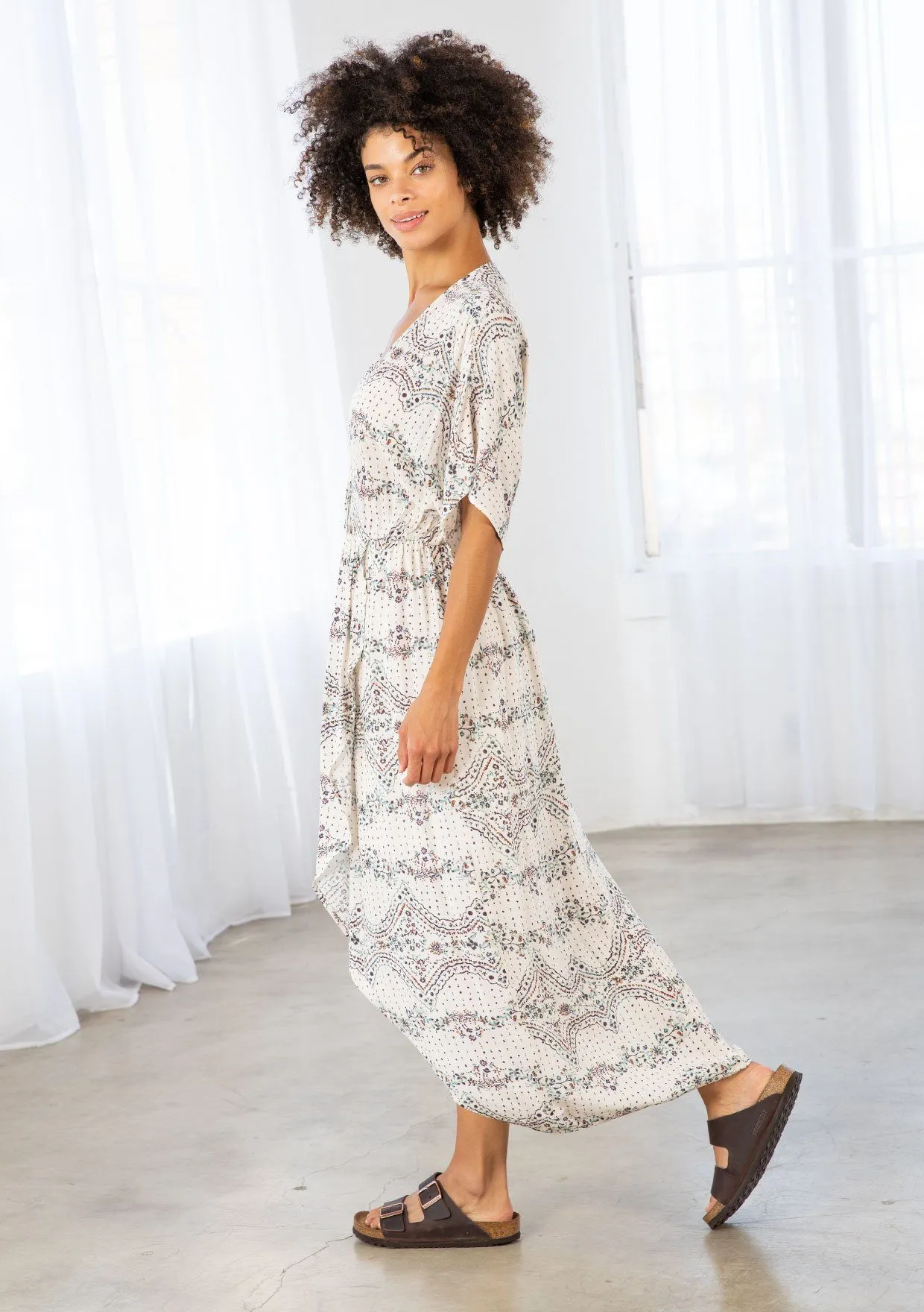 Acacia Floral Midi Dress
