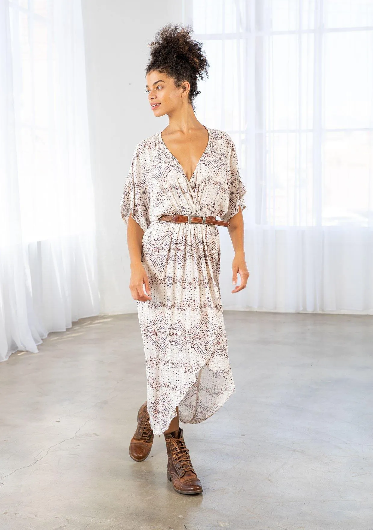 Acacia Floral Midi Dress
