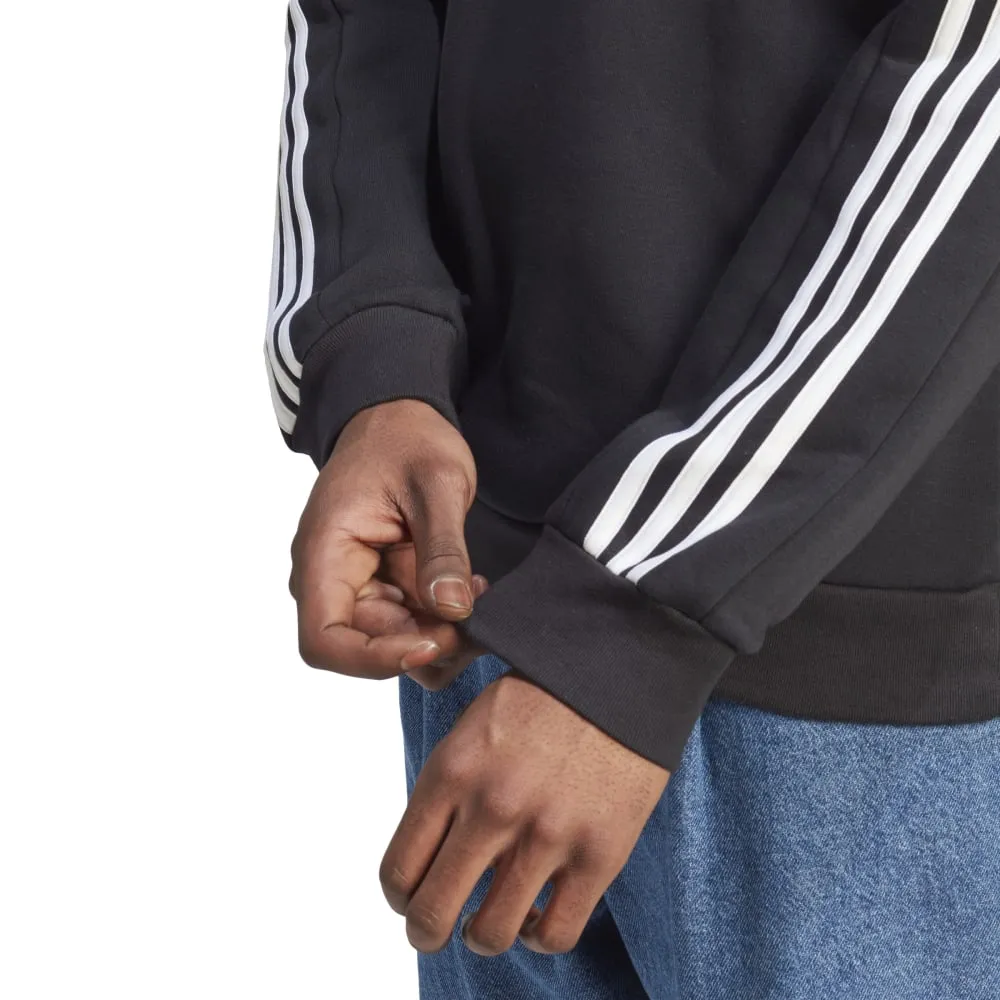 Adidas Mens 3-Stripes Fleece Sweatshirt