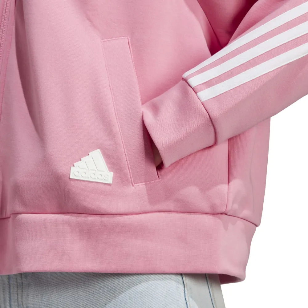 Adidas Womens Future Icons 3 Stripes Zip Up Hoodie