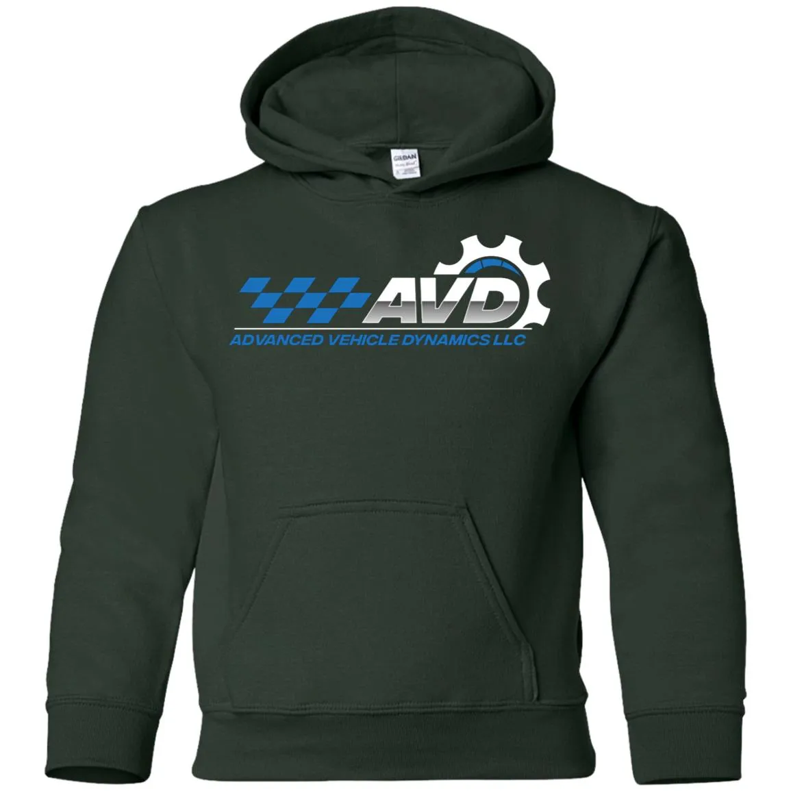 Advanced Vehicle Dynamics G185B Gildan Youth Pullover Hoodie