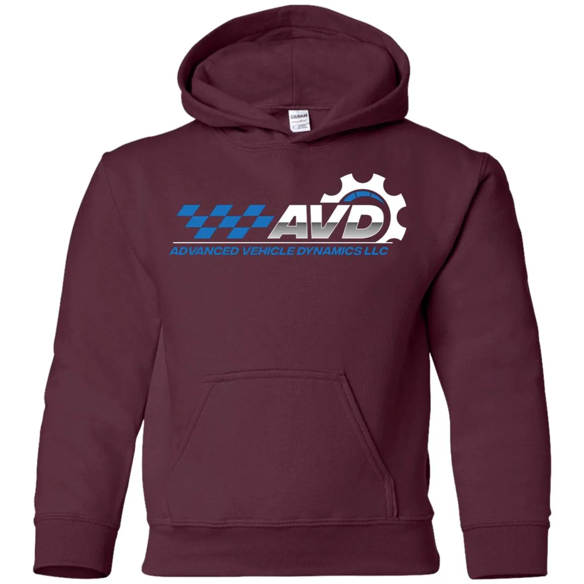 Advanced Vehicle Dynamics G185B Gildan Youth Pullover Hoodie