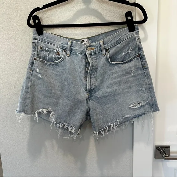 Agolde denim shorts