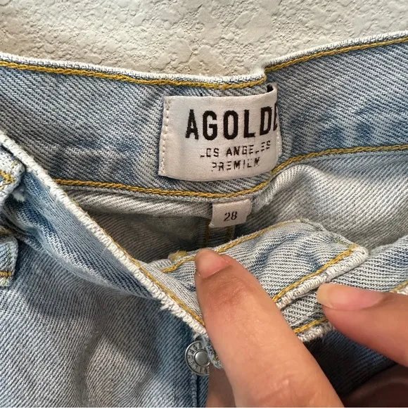 Agolde denim shorts