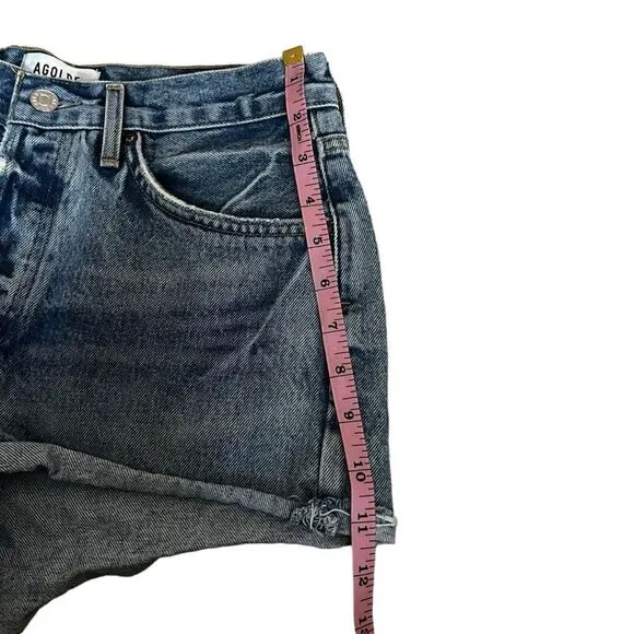 Agolde Parker Denim Cut Off Shorts 26