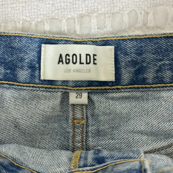 AGOLDE Parker Denim Shorts Size 29