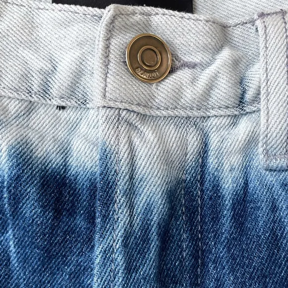 Alanui | Blue Denim Frayed Shorts
