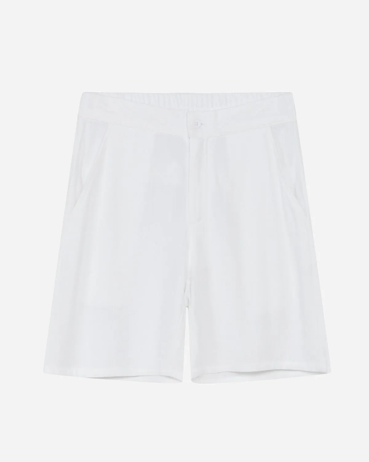 Alux Linen Shorts - White