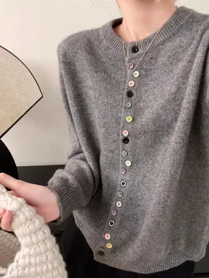 Amelia™ | Classic Button Knitted Cardigan