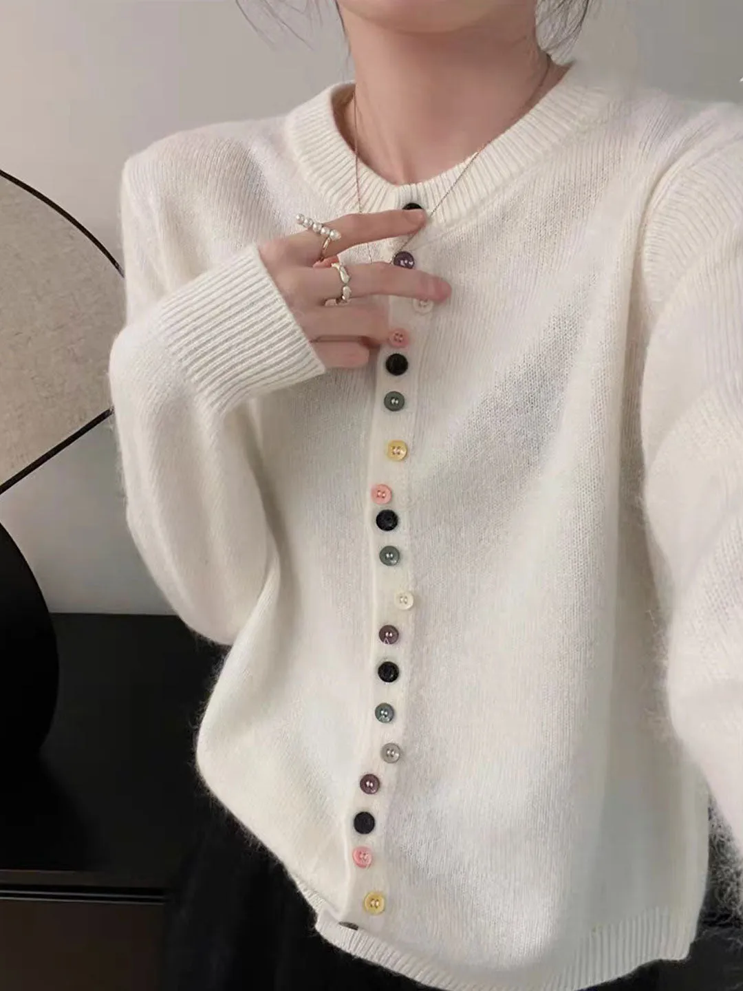 Amelia™ | Classic Button Knitted Cardigan