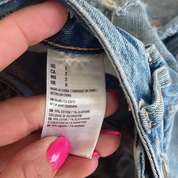 American eagle denim shorts