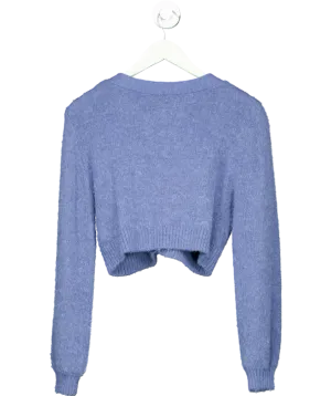 & Other Stories Blue Knitted Cardigan UK XS