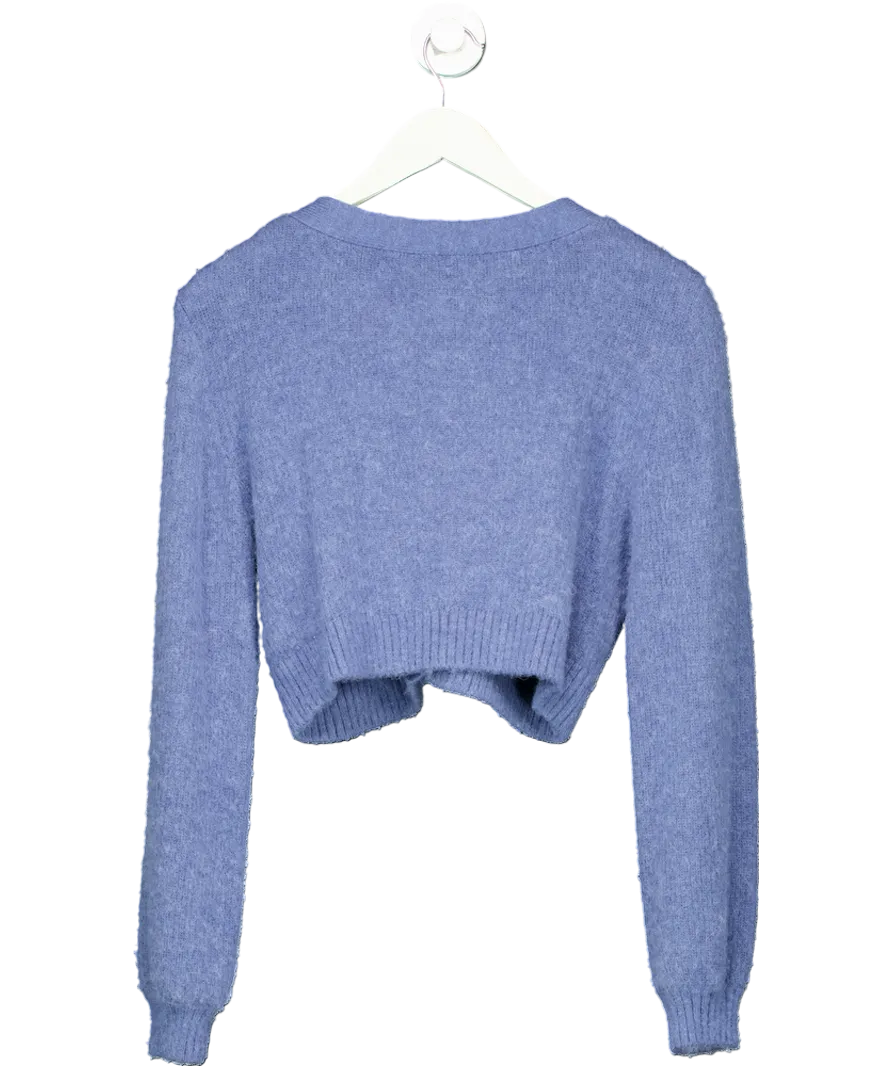 & Other Stories Blue Knitted Cardigan UK XS