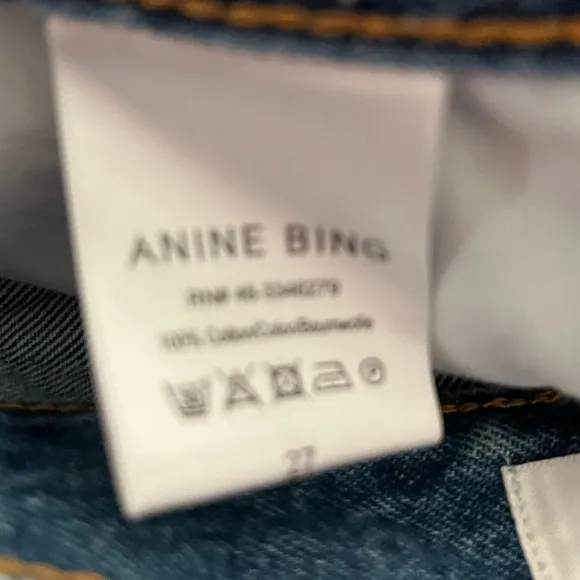 Anine Bing Gina shorts size 27