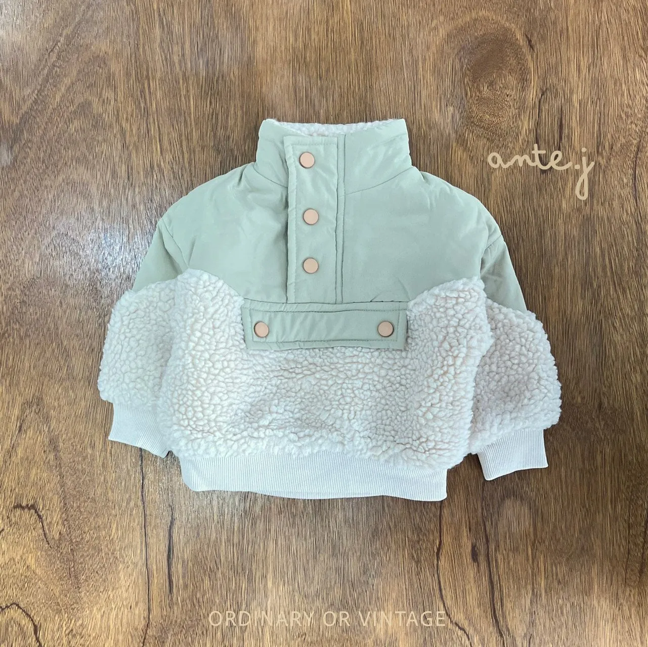 ANTE-J TEDDY CONTRAST JUMPER