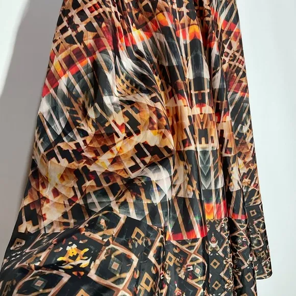 Anthropologie Bhanuni by Jyoti Kaleidoscope Maxi Skirt Brown Multi-Color; Size:S