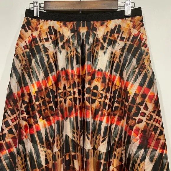 Anthropologie Bhanuni by Jyoti Kaleidoscope Maxi Skirt Brown Multi-Color; Size:S