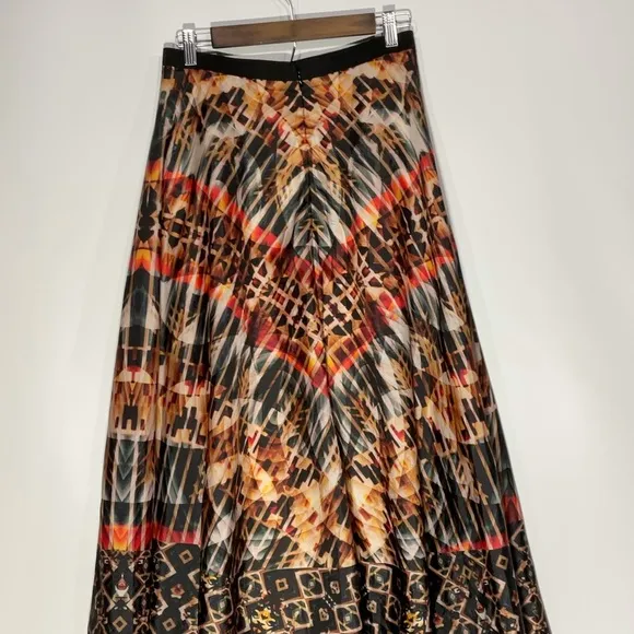 Anthropologie Bhanuni by Jyoti Kaleidoscope Maxi Skirt Brown Multi-Color; Size:S