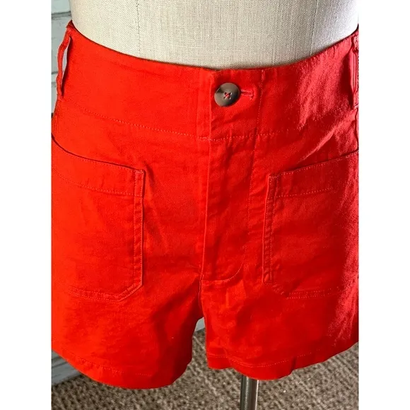 Anthropologie Colette Linen Blend Shorts 32
