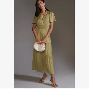 Anthropologie somerset maxi dress light and silky fabric