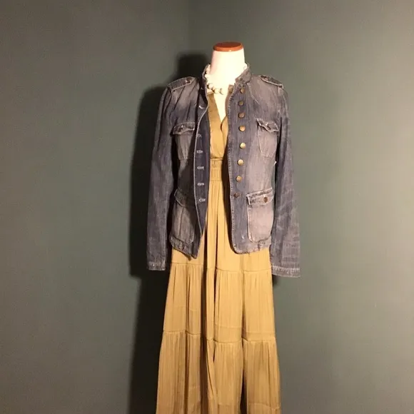 Anthropologie somerset maxi dress light and silky fabric