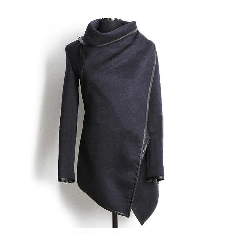 Autumn Spring Long Colored Trench Coat Women Cashmere Overcoat Full Size Women Coats Fur Manteau Abrigos Mujer WCB0003