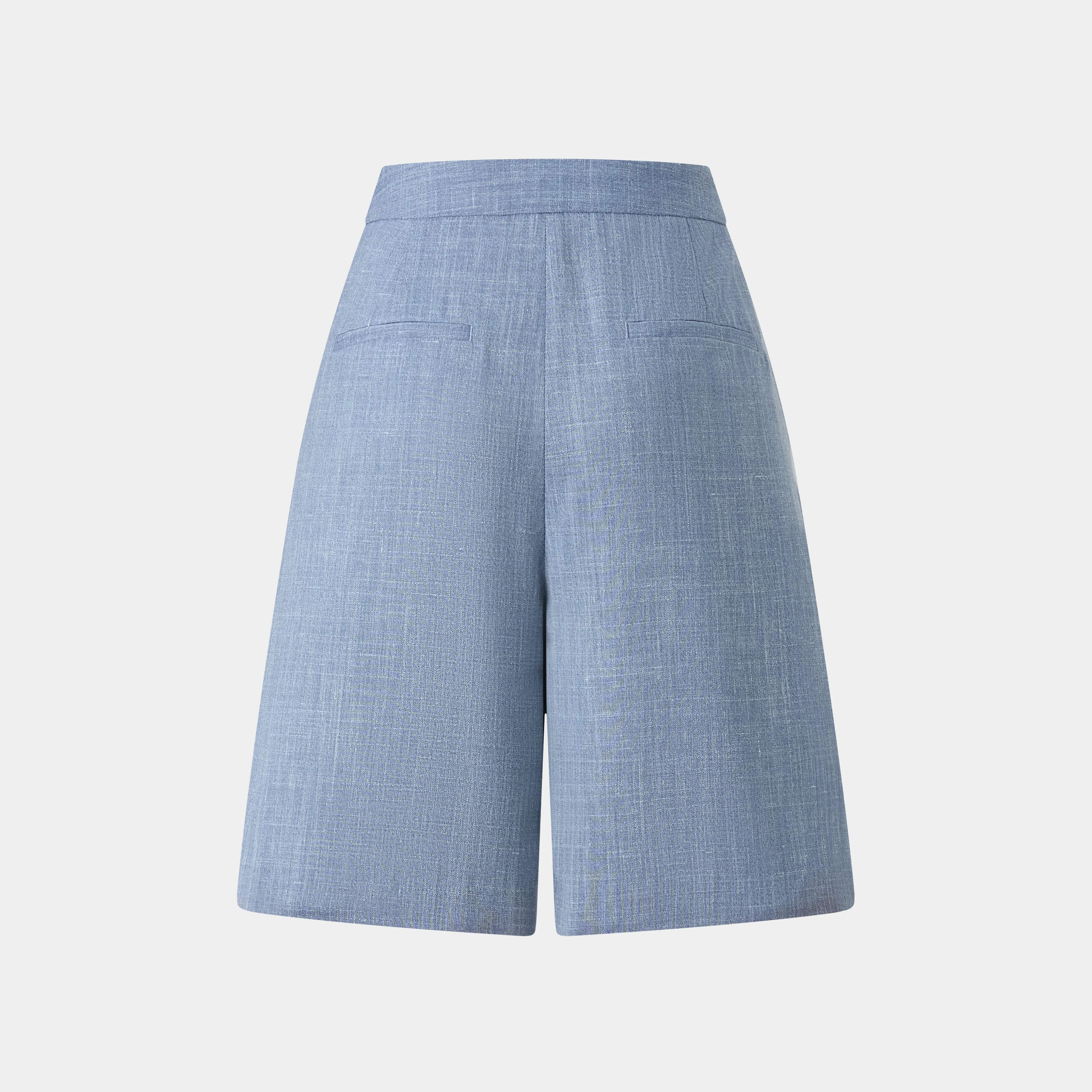 AZURE PLEAT POCKET SHORTS