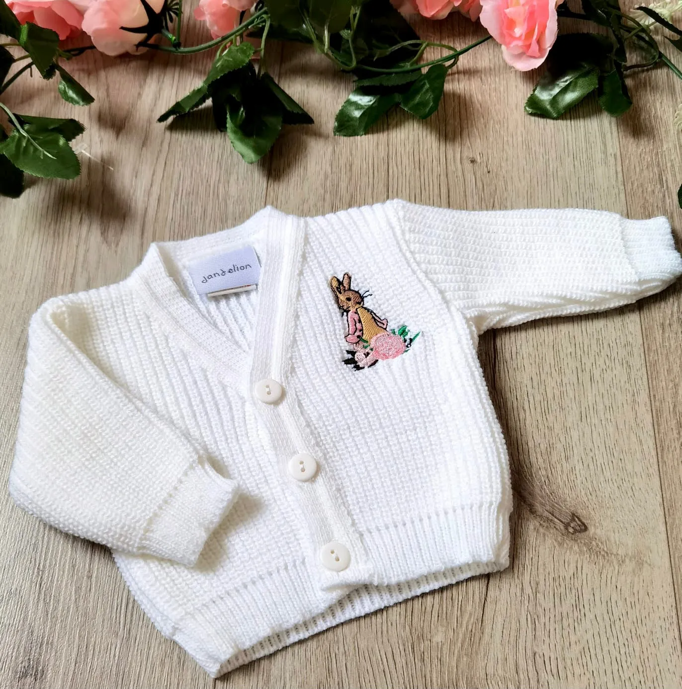 Baby girls Dandelion Premature Beatrix potter Flopsy Bunny Cardigan
