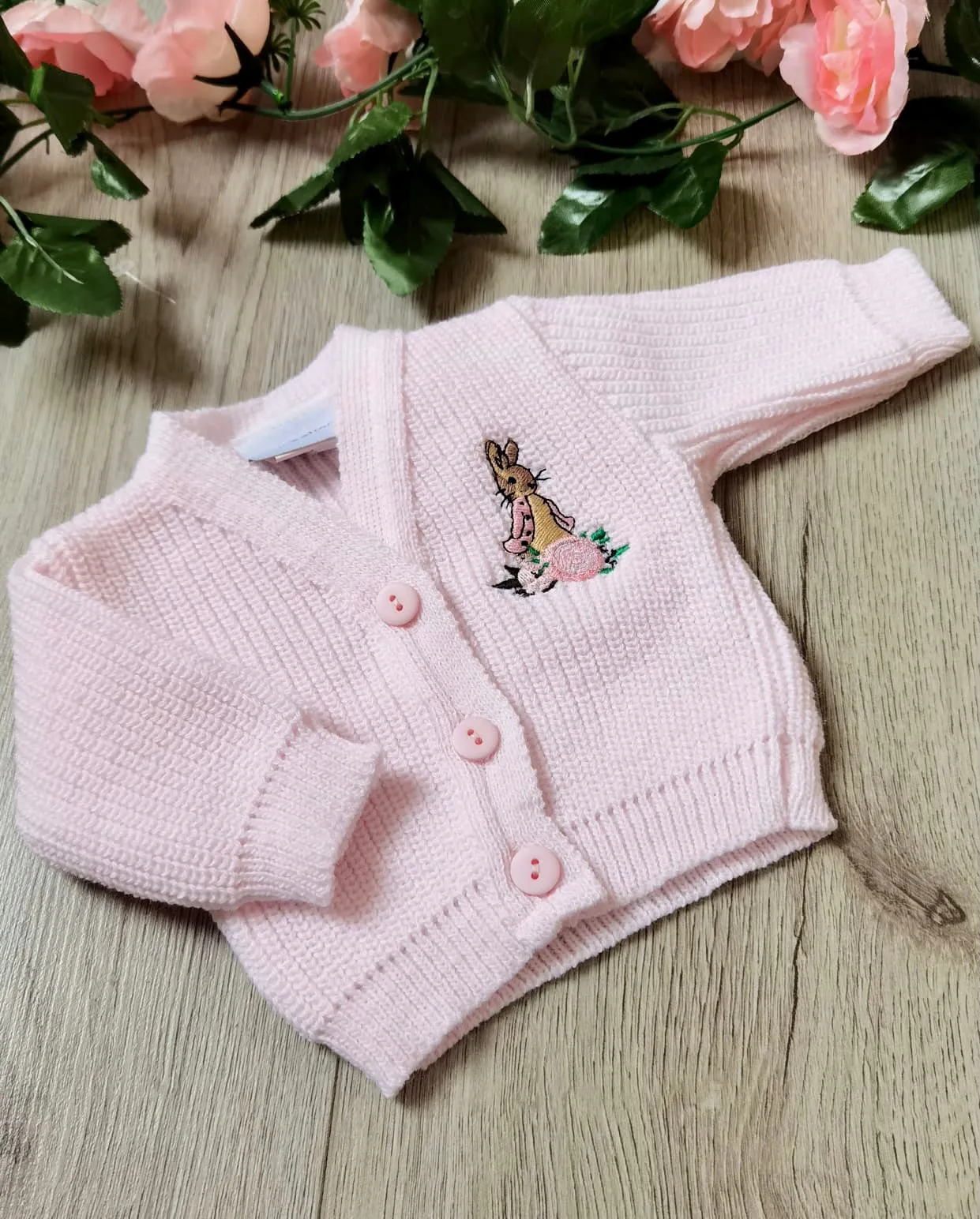 Baby girls Dandelion Premature Beatrix potter Flopsy Bunny Cardigan
