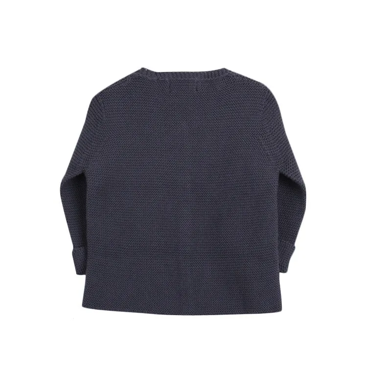 Baby Knitted Cardigan Anthracite Grey
