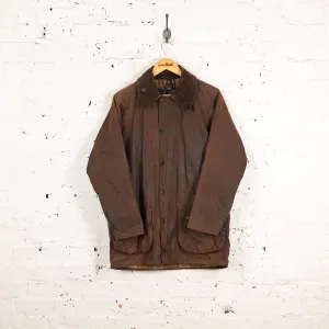 Barbour Beaufort Wax Jacket - Brown - S