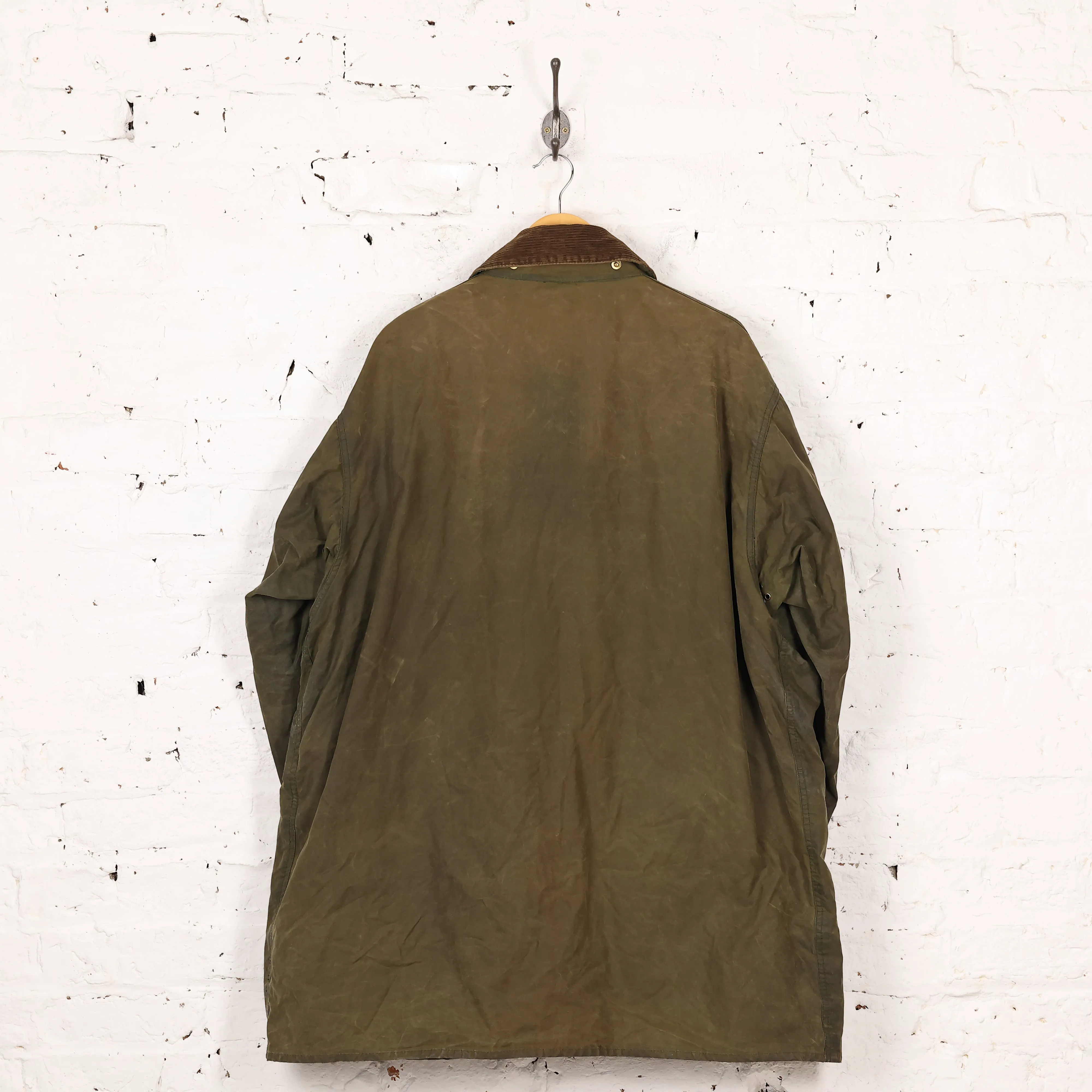 Barbour Border Wax Jacket Coat - Green - XXL