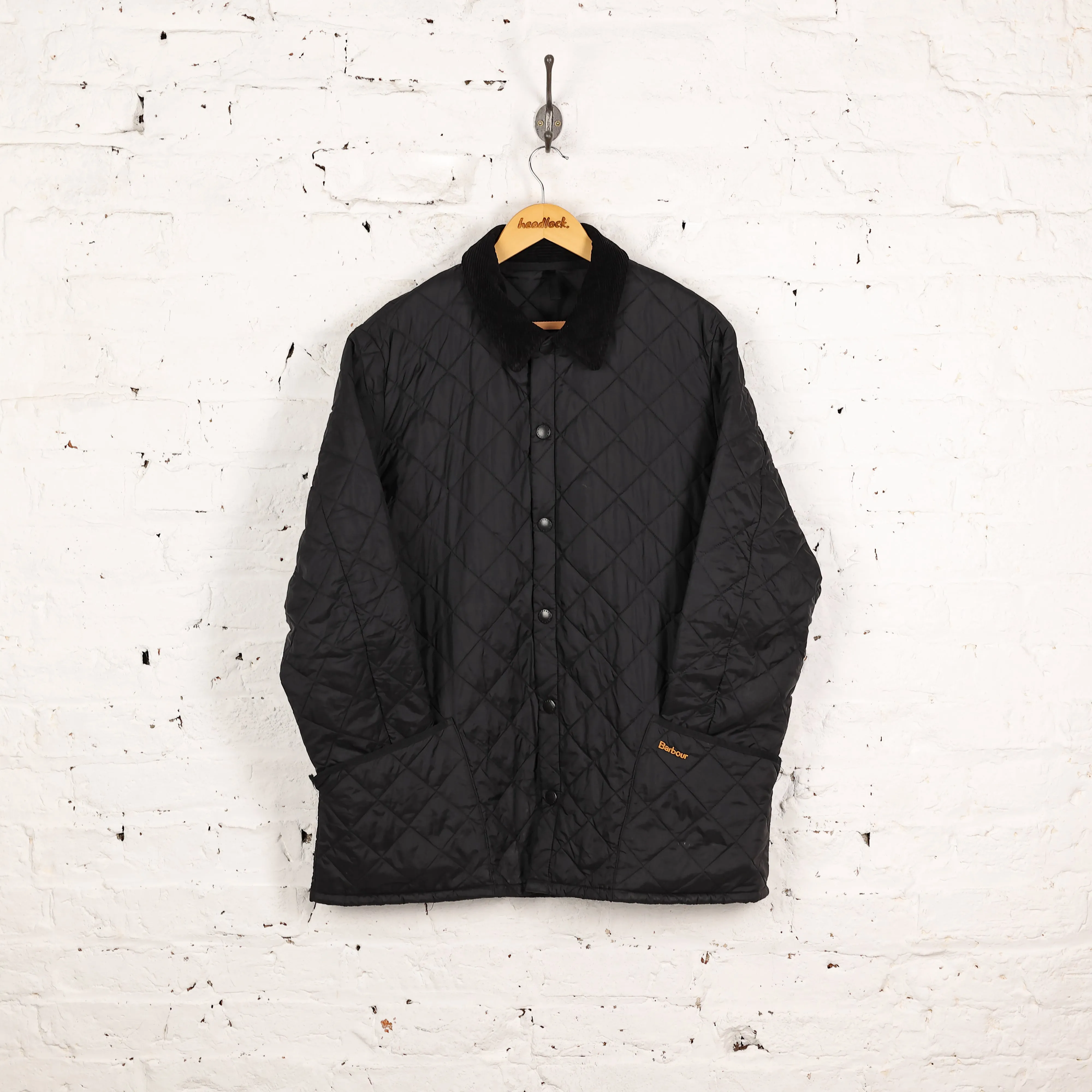 Barbour Liddesdale Heritage Quilt Jacket - Black - XL