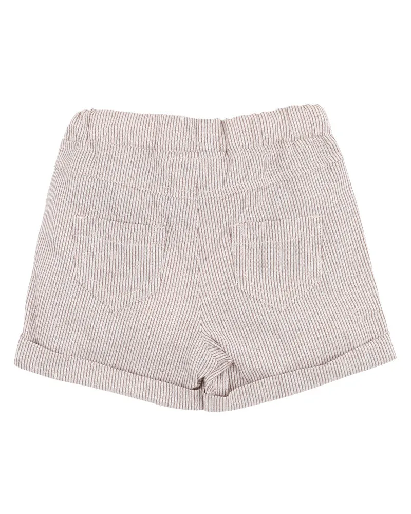BEBE NINO STRIPE SHORTS