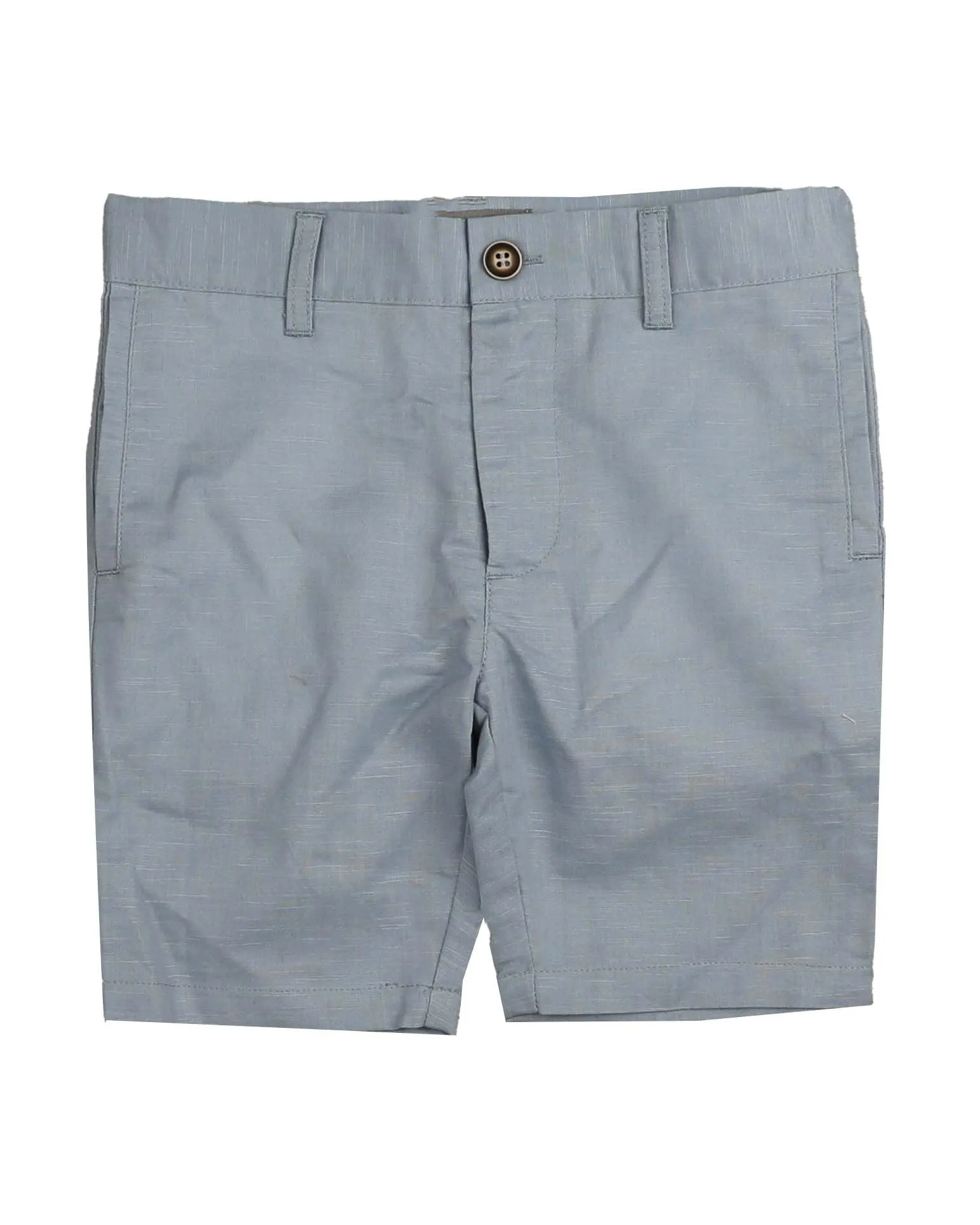 Belati Light Blue Linen Bermudas