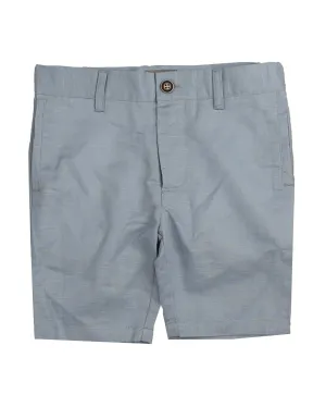 Belati Light Blue Linen Bermudas