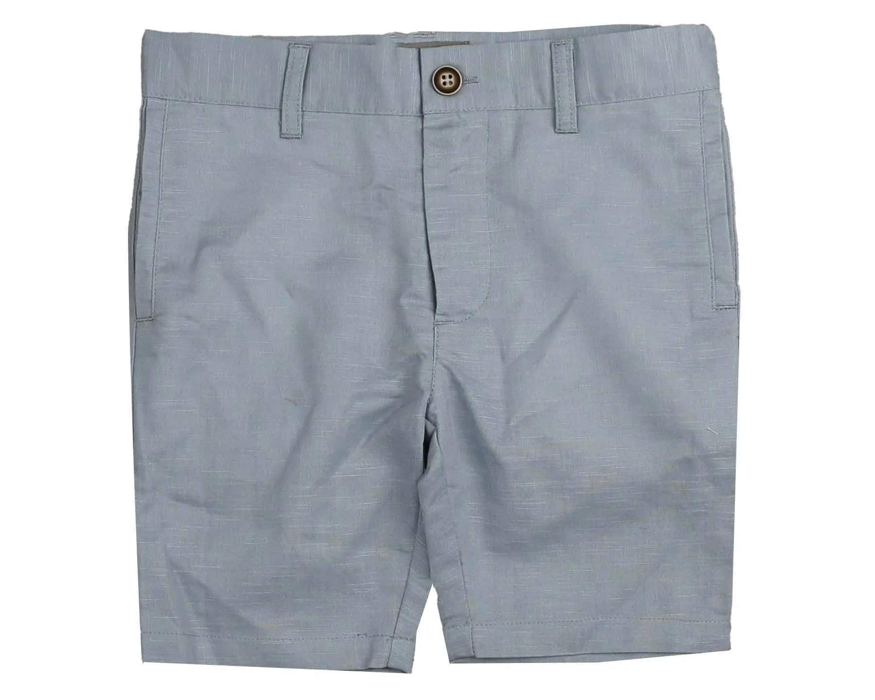 Belati Light Blue Linen Bermudas