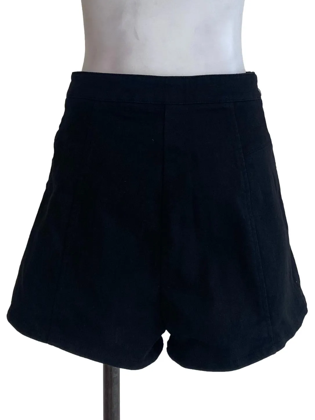 Black Denim Shorts