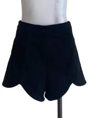 Black Denim Shorts
