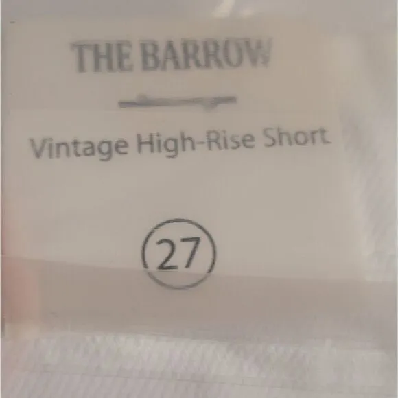 Blank NYC Barrow White Eyelet Denim Shorts Size 27 New in Package