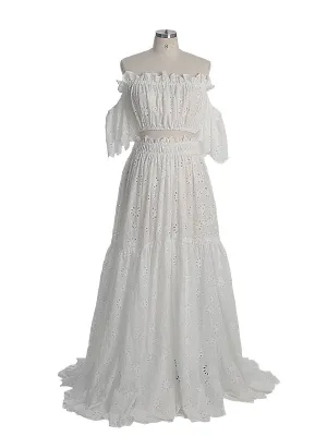 Boho Maternity Dress for Photo Shoot Boho Maxi Dress Beach Wedding YW230308