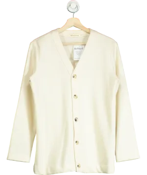 bouguessa Cream Button Fronted Cardigan UK S