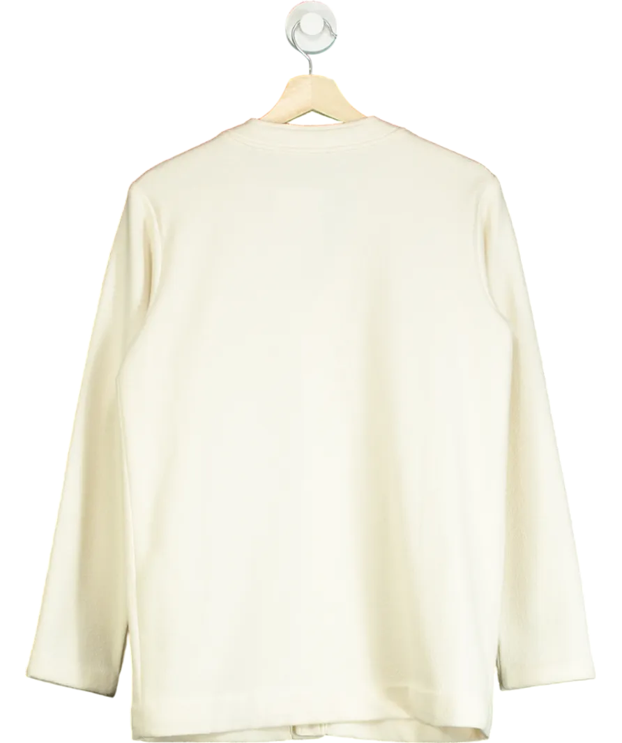 bouguessa Cream Button Fronted Cardigan UK S