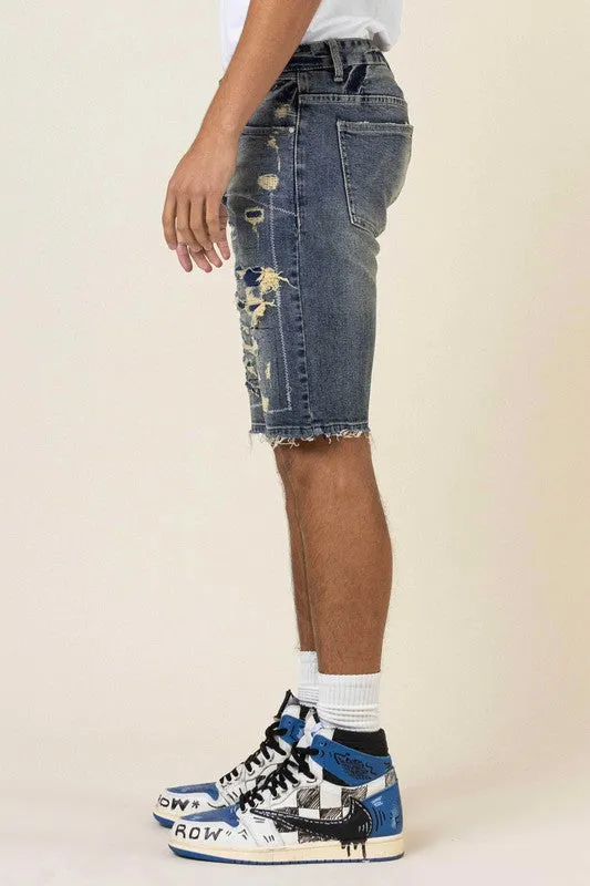 BRO DENIM SHORTS